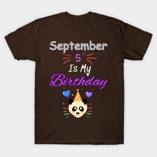 september 5 st is my birthday T-Shirt